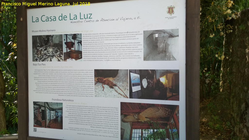 Casa de la Luz - Casa de la Luz. Cartel