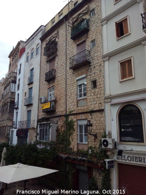 Edificio de la Calle Bernab Soriano n 5 - Edificio de la Calle Bernab Soriano n 5. Fachada trasera