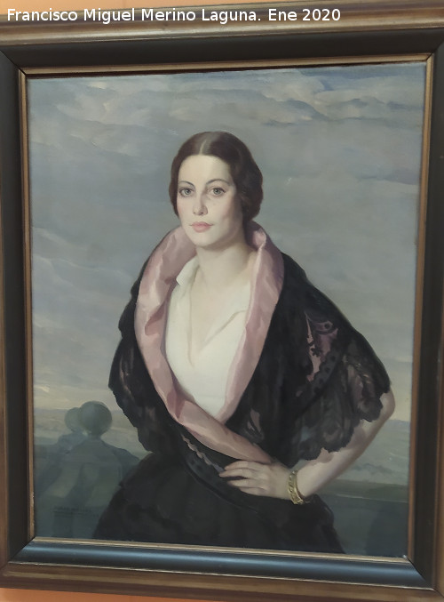 Museo Provincial - Museo Provincial. Retrato de Rosa Moreno Carbonero. Cuadro de Mois�s Fern�ndez de Villasante 1930