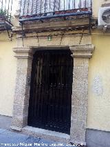 Casa de la Calle Jorge Morales n 3. Portada