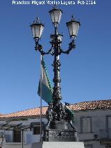 Farola de la Plaza Juan Carlos I. 