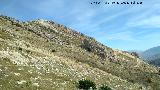 La Pea. Desde la ladera sur del Cerro de los Morteros