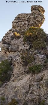 Pe�as de Castro. Formaci�n rocosa del oeste