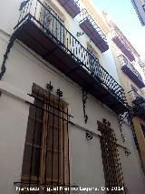 Casa de la Calle Montero Moya n 9. Balcn corrido