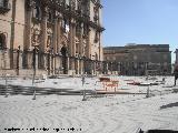 Plaza de Santa Mara. En obras