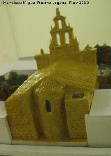 Iglesia de San Bartolom. Maqueta de platilina de Agustn Garzn