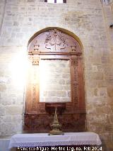 Colegiata de Santa Mara de los Reales Alczares. Capilla de los Sabater. Retablo lateral