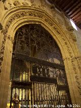 Colegiata de Santa Mara de los Reales Alczares. Capilla de los Becerra. Reja