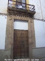 Palacio de la Calle Real. Portada