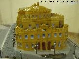 Teatro Cervantes. Maqueta de plastilina de Agustn Garzn