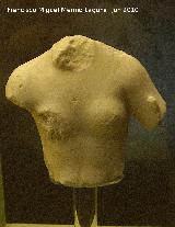 Villa romana del Cortijo de los Robles. Torso de Venus en mrmol. Siglo II d.C. Museo Provincial de Jan