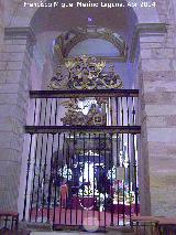 Iglesia de Santa Mara. Capilla de los Reinoso. Reja. Capilla de Reinoso. Anunciacin. reja del siglo XVI