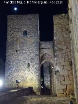 Castillo Nuevo de Santa Catalina. Torre de la Capilla. Con la Super Luna