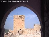 Castillo Nuevo de Santa Catalina. Torre de la Vela. Torre del Homenaje desde el habitculo de la Torre de la Vela