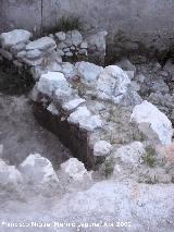 Marroques Bajos. Puerta del Cuarto Anillo. Muro del segundo bastin de la puerta del cuarto anillo