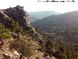 Lancha de la Escalera. Vistas hacia el Pantano del Aguascebas