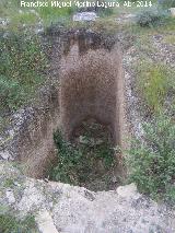 Torre ibero-romana del Cerro de la Horca. Aljibe