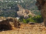 Castillo de La Iruela. Desde el Camino Alto de la Quebrada