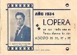 Feria de los Cristos. Programa de 1934