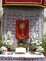 Corpus de Los Villares. Altar