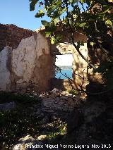 Casera de la Campana. Ventana de acceso al pozo