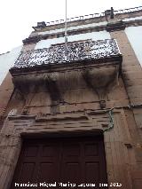 Colegio Ntra Sra del Rosario. Portada de la casa