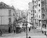 Farola de la Puerta Barrera. Foto antigua