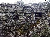 Trinchera de la Camua de Castillo. Troneras extramuros