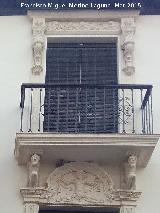 Casa de la Avenida Jos Sols n 36. Balcn