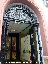 Casa de la Avenida Jos Sols n 35. Reja de entrada