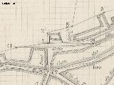 Casa de la Carretera de Arquillos n 32. Plano topogrfico de 1894