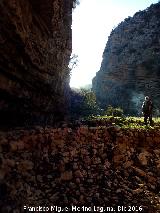 Abrigo de El Toril. Muro