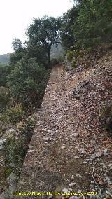 Cascada de la Graja. Canalizacin