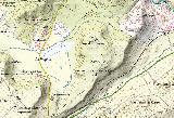 Cerro del Castro. Mapa