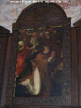 Iglesia de Santa Mara del Collado. leo sobre tabla del siglo XVII.