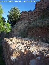 Castillo de San Esteban. Muralla