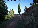 Castillo de San Esteban. Acceso al castillo