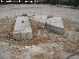 Cortijo de Obregn. Piedra de molino