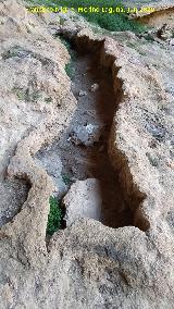Cueva de las Grajas. Gours