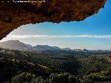 Pinturas y petroglifos rupestres de la Merced. Vistas