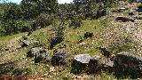 Dolmen del Pozuelo VII. Anillo perimetral