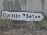 Cortijo Piletas. Cartel