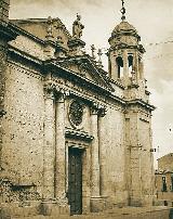 Baslica de San Ildefonso. Torre menor. Foto antigua