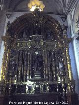 Baslica de San Ildefonso. Retablo de San Antonio Abad. 