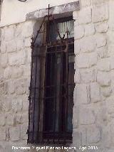 Casa de la Calle Pastores n 33. Reja de rosetas