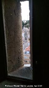 Castillo de Baeres. Saetera de la Torre del Homenaje