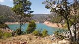 Mirador del Control Viejo. Vistas hacia la presa del Pantano del Tranco