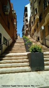 Calle General Castaos. Escaleras