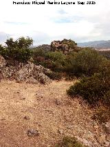 Poblacin musulmana del Castilln del Moro. Castillo desde la poblacin