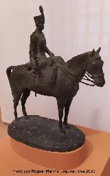 Alfonso XIII de Espa�a. Victoria Eugenia de Battenberg. Obra de Mariano Benlliure. Museo Provincial de Ja�n